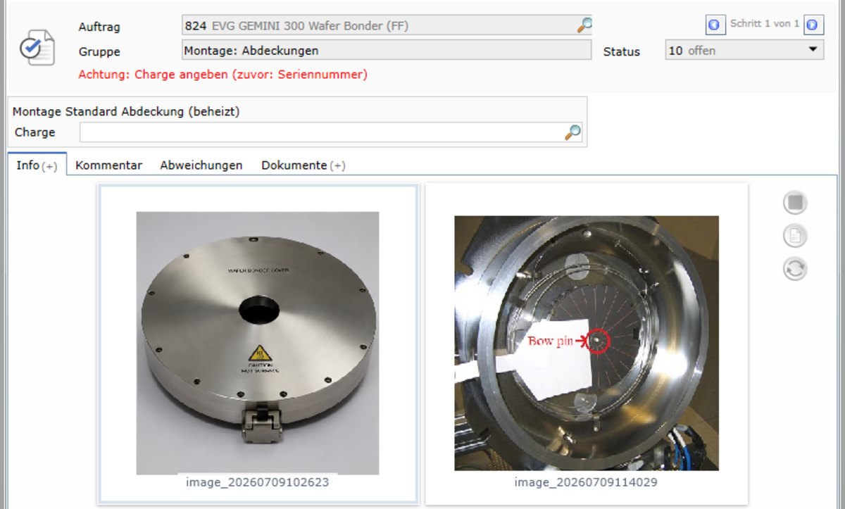 Screenshot Abnahmecheckliste Software Arbeitsanweisung