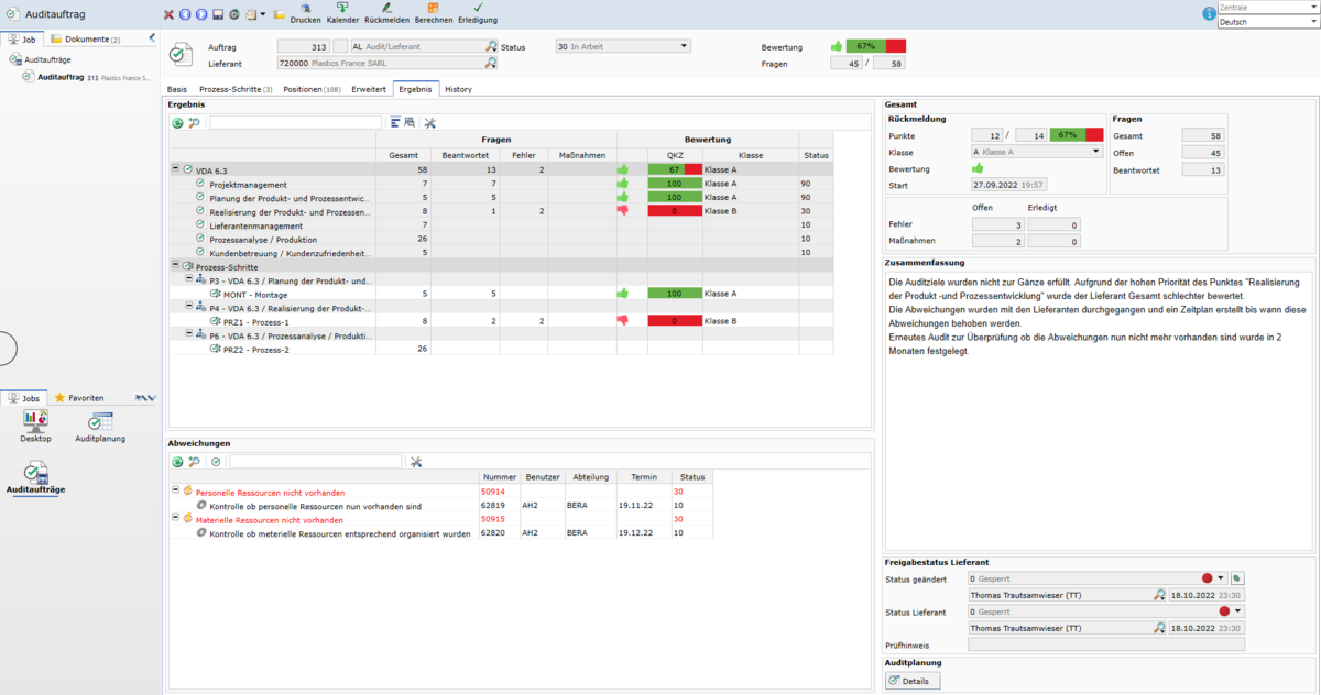 Auditmanagement | QSC